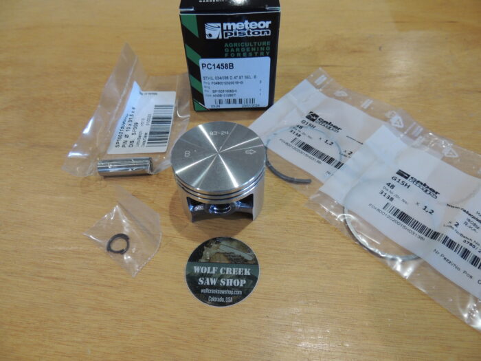 Meteor piston kit for Stihl MS360 036 034 Super 48mm with rings Italy