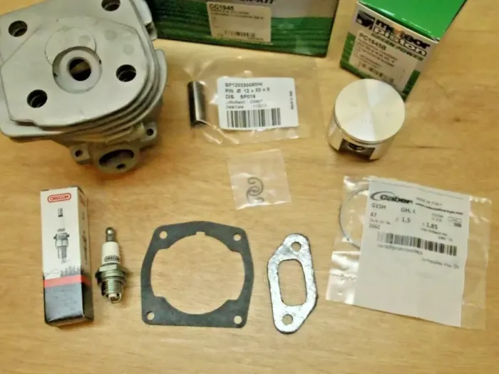 Meteor Big Bore Nikasil 47mm cylinder piston kit for Husqvarna 357 359 357XP - Image 3
