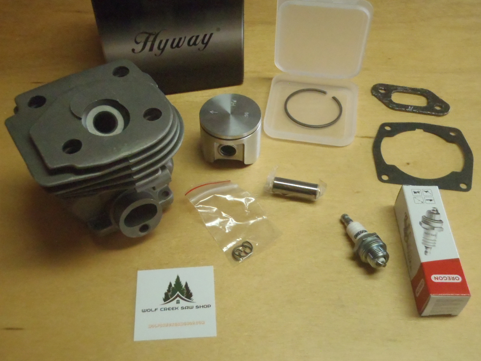 Hyway Big Bore Nikasil 47mm cylinder piston kit for Husqvarna 357 359 357XP  HQ