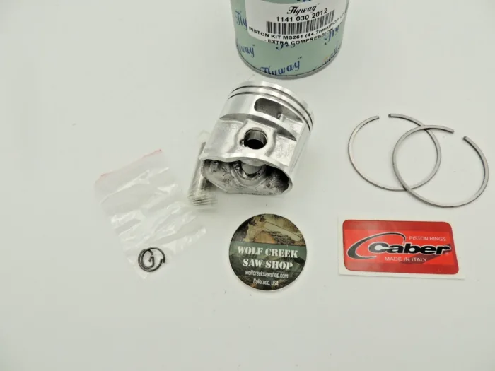 Hyway POP UP piston kit Caber rings for Stihl MS261 MS271 44.7mm extra compression - Image 2