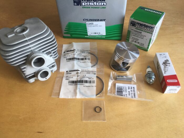 Meteor Nikasil cylinder piston kit for Stihl TS410 TS420 cut off saw 50mm Italy