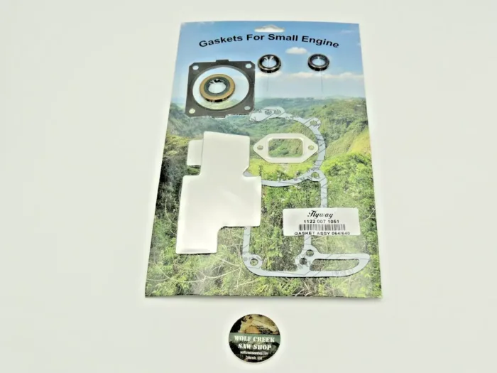 Hyway gasket set with crankshaft seals for Stihl 064