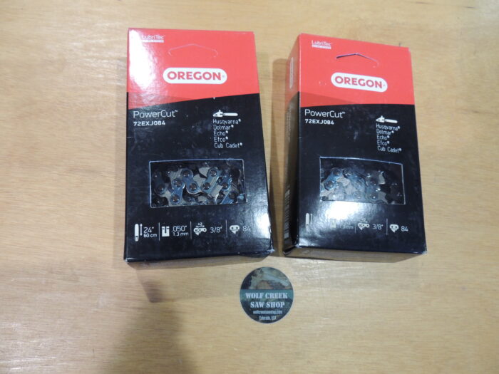 Oregon 72EXJ084 Powercut skip chain 2 pack 24" 3/8 .050 fits Stihl Husqvarna Jonsered