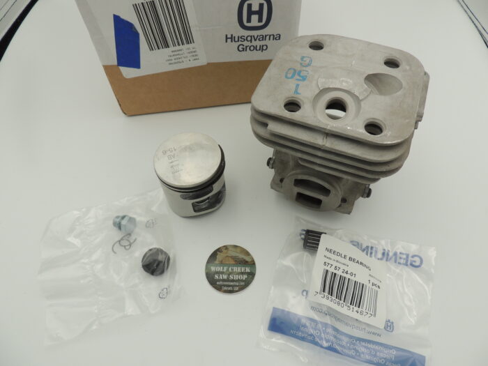 OEM Husqvarna 365 X-torq 372xp X-torq cylinder and piston kit 50mm Jonsered 2172 (575 25 57-02)