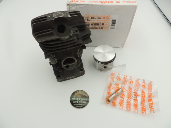 OEM Stihl cylinder piston MS291 (MS271 big bore) 47mm