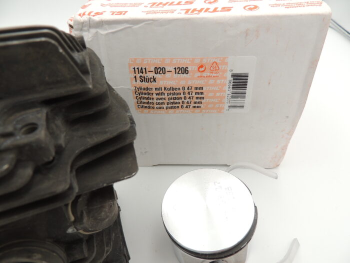 OEM Stihl cylinder piston MS291 (MS271 big bore) 47mm - Image 3