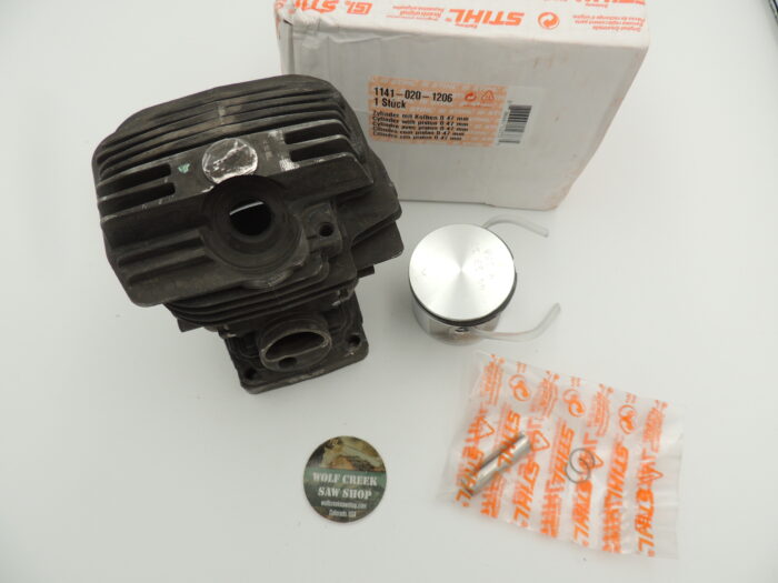 OEM Stihl cylinder piston MS291 (MS271 big bore) 47mm - Image 4