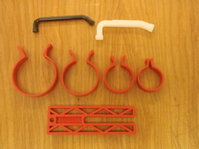 Chainsaw piston ring clamp set piston stop 35-60mm small engine ring compressor - Image 3