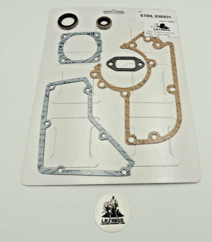 Gasket and crankshaft seal kit for Stihl 030 031 032 Lazarus