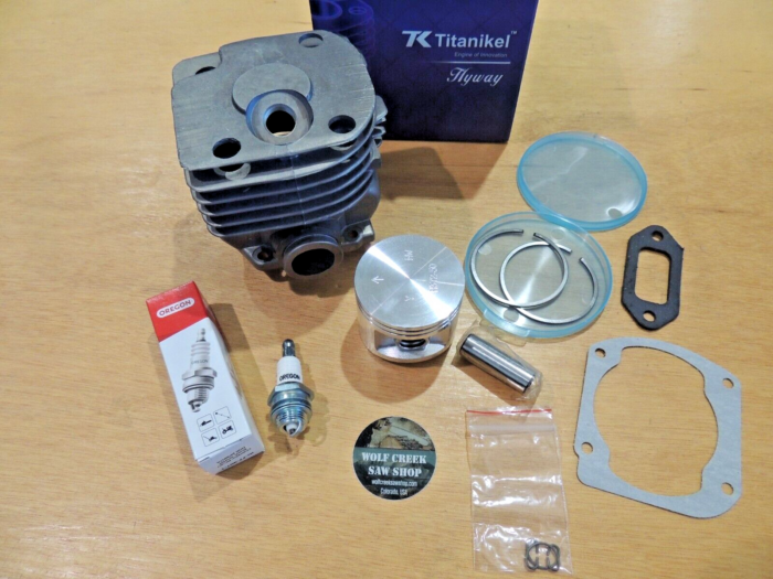 Hyway Titanikel cylinder piston kit for Husqvarna 362 365 371 372 372XP 50mm