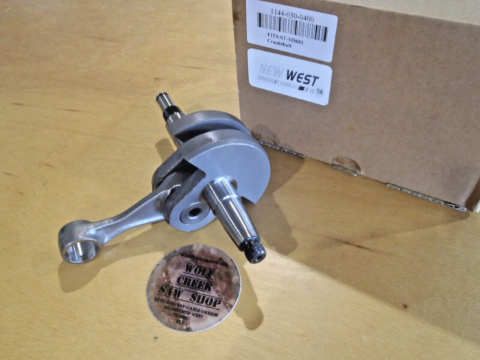New West crank crankshaft for Stihl MS661 NEW 1144 030 0400
