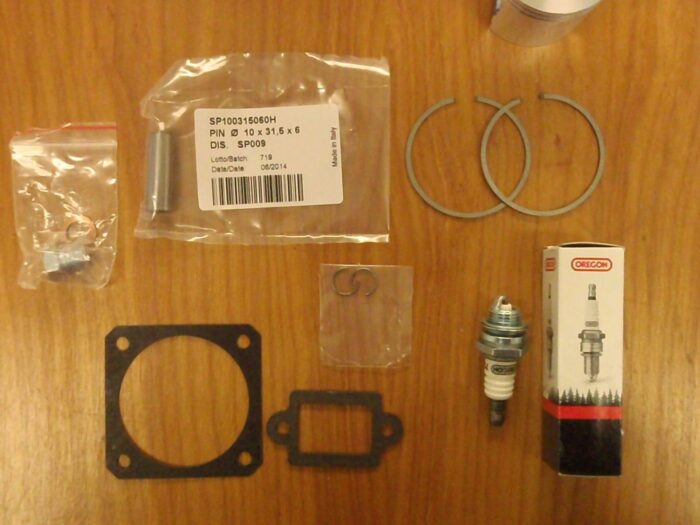 Meteor cylinder piston kit for Stihl MS360 036 034 48mm w/ gaskets Italy Nikasil - Image 3