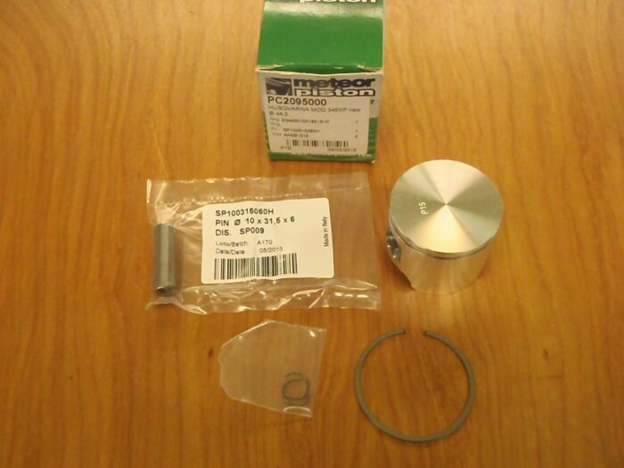 Meteor piston kit for Husqvarna 346XP new model 44.3mm Italy 525 47 01-02