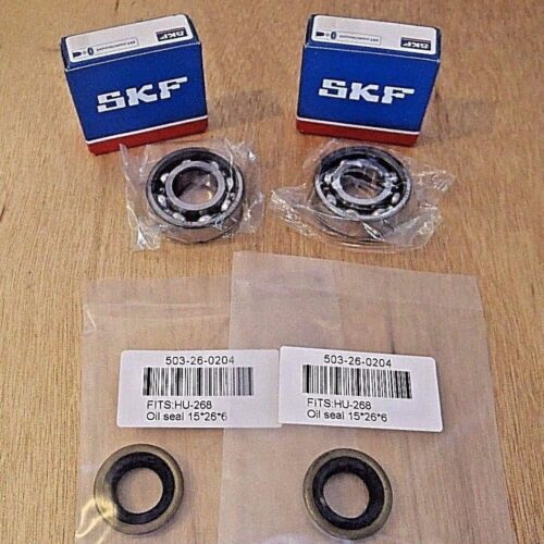 Garosa Kit de segments de piston, Kit de segments de piston pour HUSQVARNA,  Kit de segments de piston de 50mm pour HUSQVARNA 266 XP 268 Tronçonneuse  spéciale 