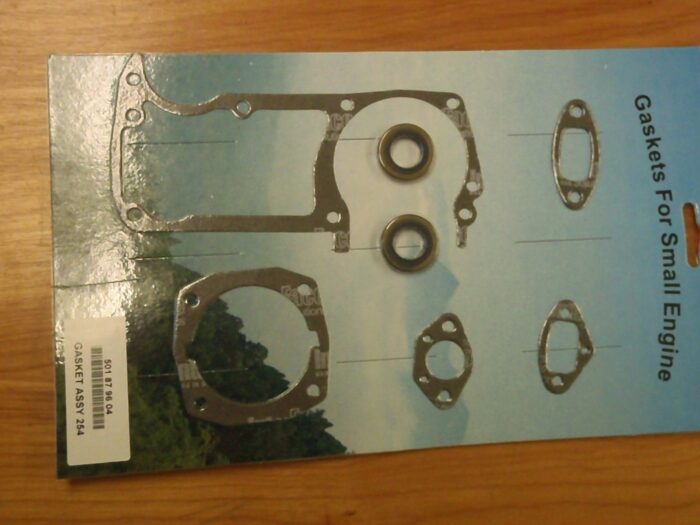 Crankcase/Cylinder/Muffler Gasket Set crank seals for Husqvarna 154 254 254xp 257 - Image 3