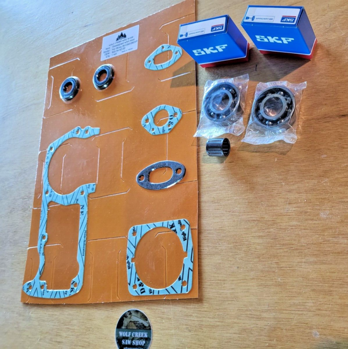 Gasket Set and crankshaft seals with SKF bearings for Husqvarna 261 262 262xp - Image 3