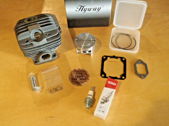 Hyway Big Bore pop up nikasil cylinder piston kit for Stihl MS440 044 52mm Caber