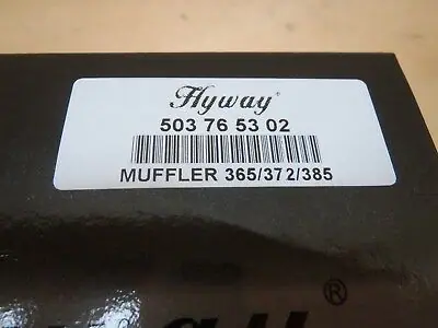 Hyway muffler for Husqvarna 365 371 372XP 385 390XP w/ spark arrestor - Image 6