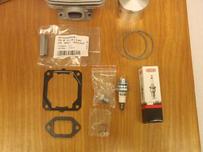 Meteor cylinder piston kit for Stihl MS440, 044 50mm with gaskets Italy Nikasil - Image 3