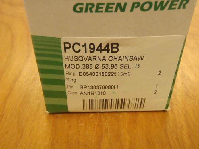 Meteor piston kit for  Husqvarna 385 54mm with Caber rings Italy 537 16 98-71 - Image 4