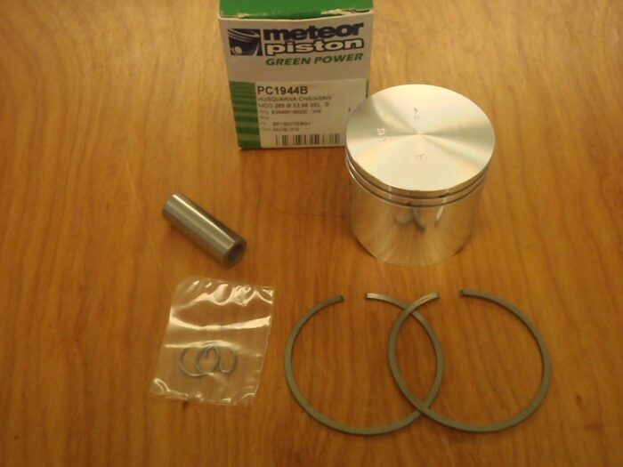 Meteor piston kit for  Husqvarna 385 54mm with Caber rings Italy 537 16 98-71