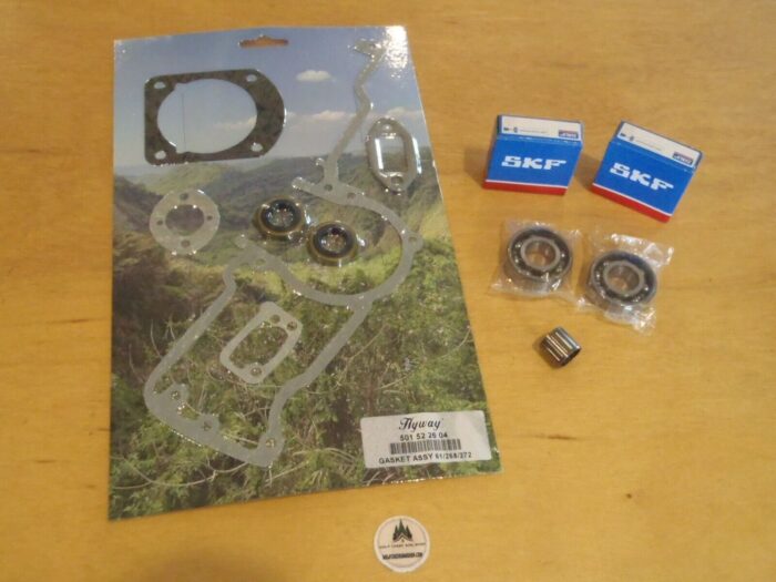 Gasket set crank seals SKF crankshaft bearings for Husqvarna 61 162 266 268 272 gaskets