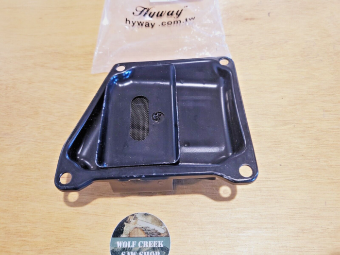 Hyway muffler front cover plate for Stihl 066 MS660 dual port with spark screen - Image 3