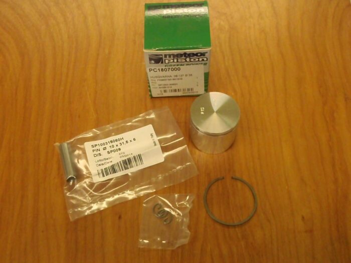 Meteor piston kit for Husqvarna 36 136 137 38mm with ring Italy 530 06 93-17