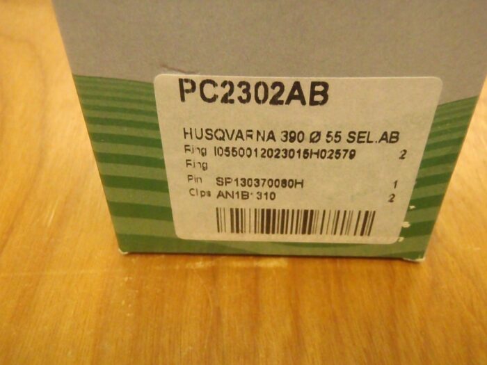 Meteor piston kit for Husqvarna 390 390xp 55mm with rings Italy 537 42 02-02 - Image 4