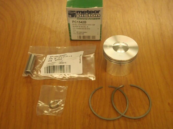 Meteor piston kit for Stihl 028 Super 46mm with rings Italy 