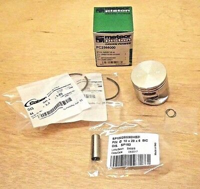 Meteor piston kit for Stihl MS251 44mm with Caber rings Italy 1143 030 2007  - Wolf Creek Saw Shop