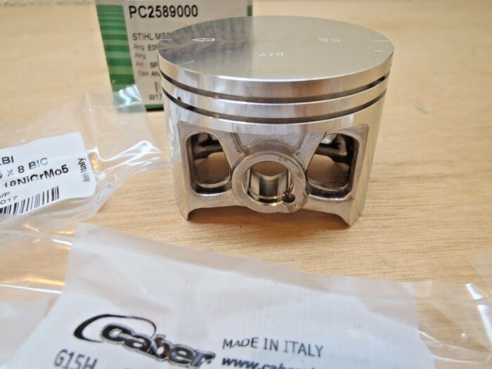 Meteor piston kit for Stihl MS661 MS661C with Caber rings 56mm NEW 1144 030 2001 - Image 3