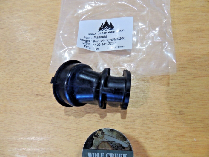 Intake manifold boot for Stihl 020T MS200 MS200T 1129 141 2200 - Image 4