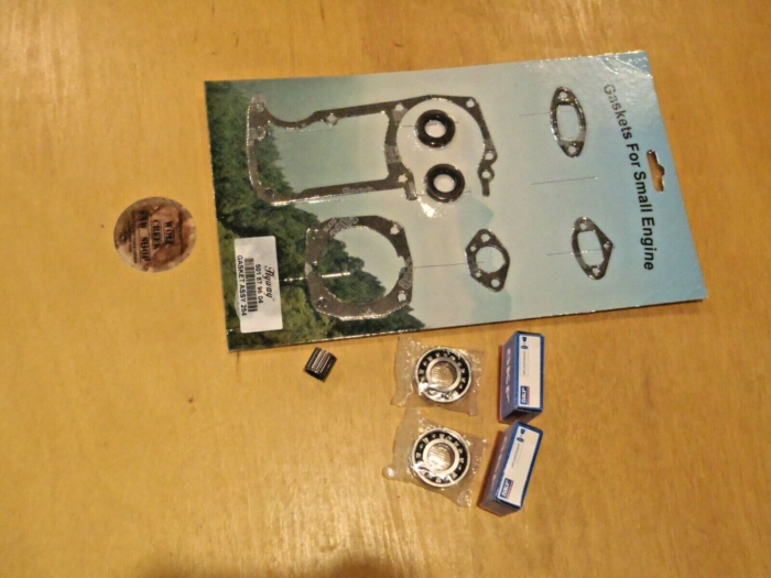 Full Gasket Set crank seals SKF bearings for Husqvarna 254 254xp 257 - Image 3