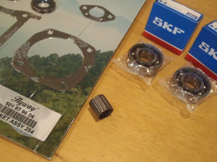 Full Gasket Set crank seals SKF bearings for Husqvarna 254 254xp 257 - Image 4