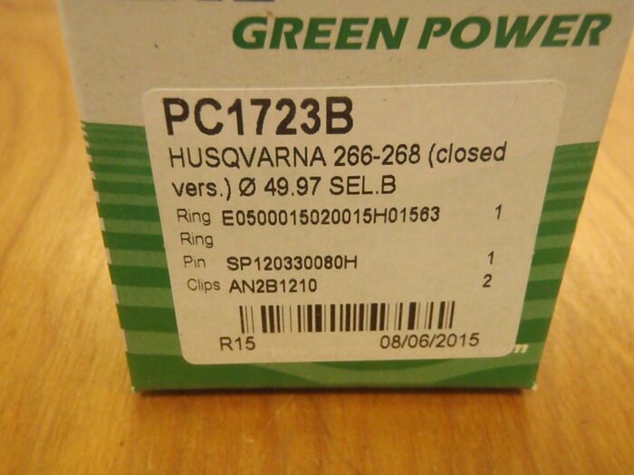 Meteor piston kit for Husqvarna 266 268 50mm Italy closed version Jonsered 670 - Image 4