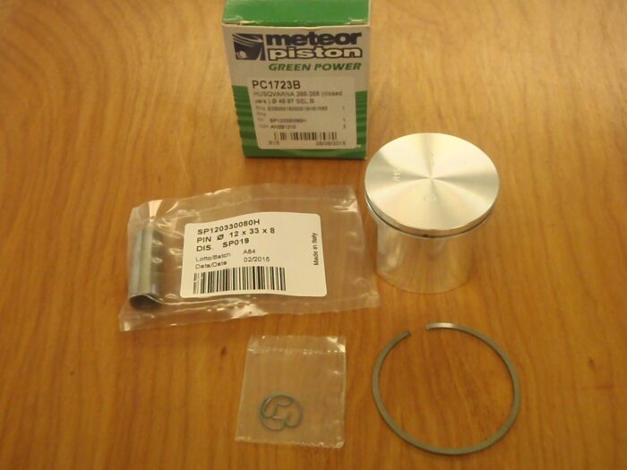 Meteor piston kit for Husqvarna 266 268 50mm Italy closed version Jonsered 670