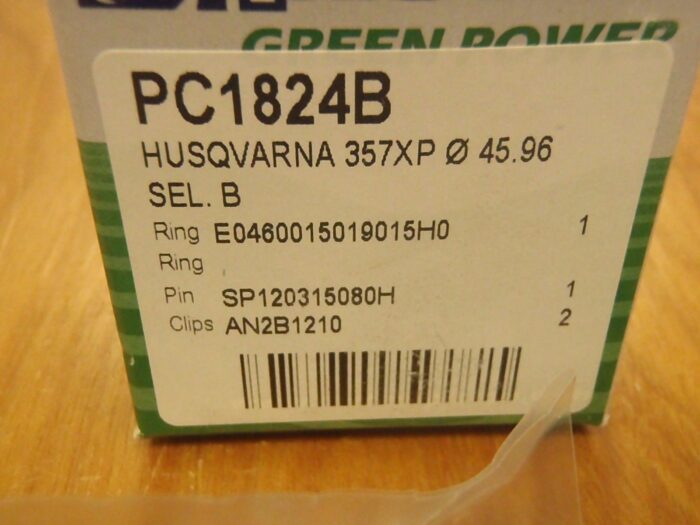 Meteor piston kit for Husqvarna 357 357XP 46mm with ring Italy 537 21 96-02 - Image 4