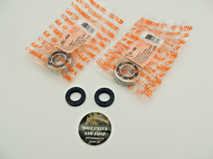 OEM Stihl crankshaft bearings with seals for MS270 MS271 MS280 MS291 MS311 MS391