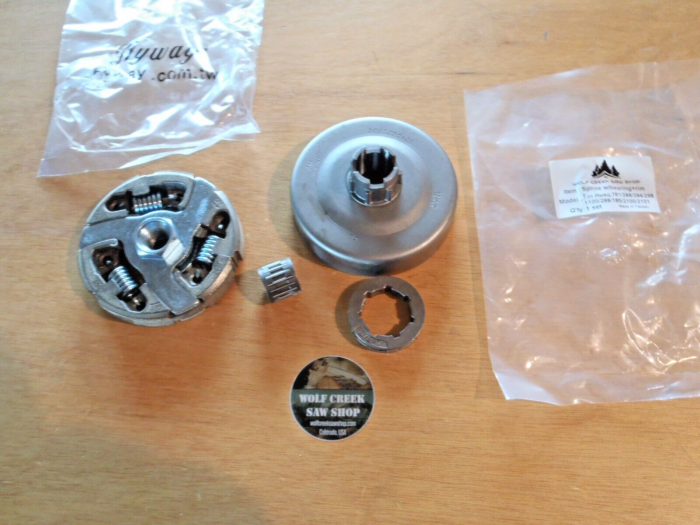 WCSS / Hyway clutch kit drum rim for Husqvarna 181 281 288 288xp 394 395 395xp 3120xp
