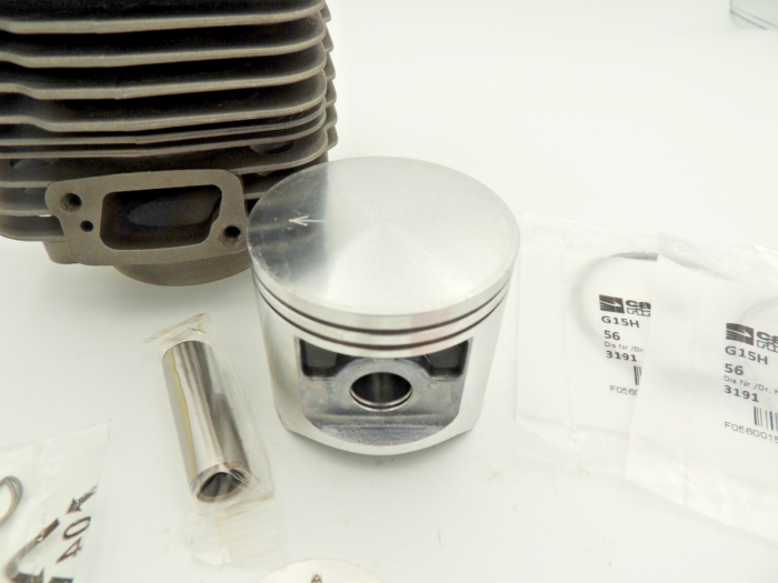 Lazarus Nikasil cylinder piston for Husqvarna 298 2100 2101 2101xp Caber 56mm - Image 4