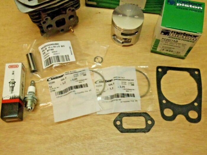 Meteor cylinder piston kit for Husqvarna 575 575XP 570 51mm + Caber rings Italy - Image 3