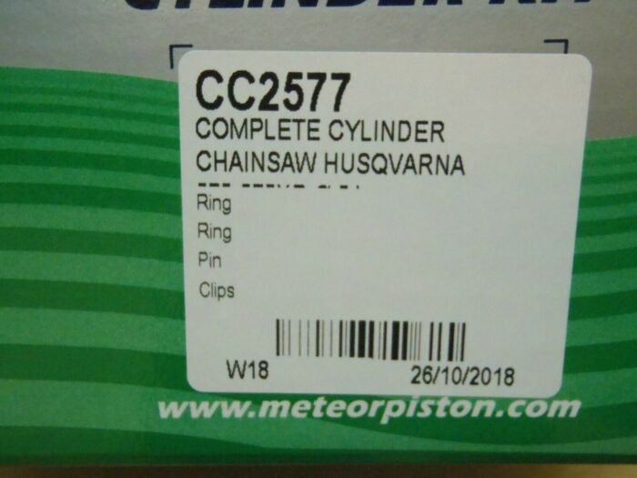 Meteor cylinder piston kit for Husqvarna 575 575XP 570 51mm + Caber rings Italy - Image 4