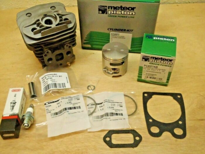 Meteor cylinder piston kit for Husqvarna 575 575XP 570 51mm + Caber rings Italy