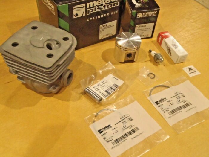 Meteor nikasil cylinder piston kit for Husqvarna 390 390XP 385 385xp 55mm Jonsered 2188 - Image 3