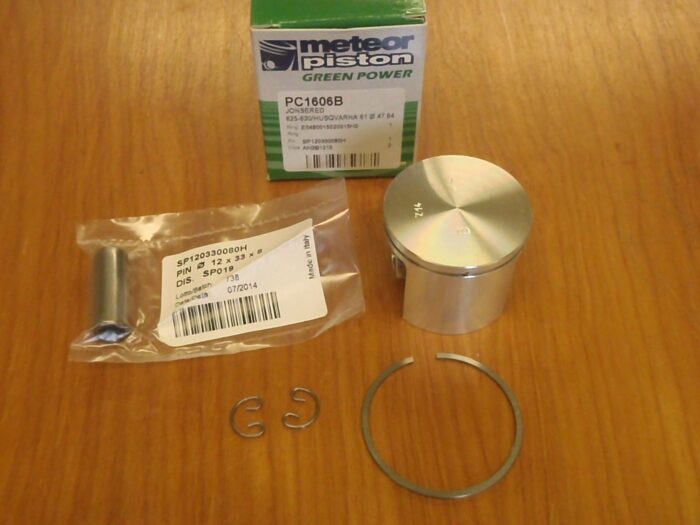 Meteor piston kit for Husqvarna 61 162se Jonsered 625 630 48mm Italy windowed