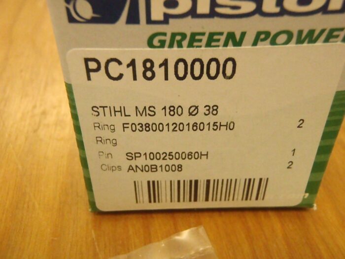 Meteor piston kit for Stihl MS180 018 38mm with 10mm pin Italy 1130 030 2004 - Image 4