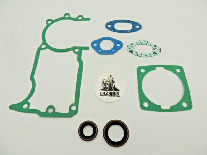 Gasket and crankshaft seal kit for Husqvarna 42 242 246 242xp Lazarus
