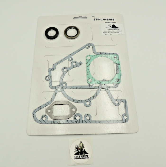 Gasket and crankshaft seal kit for Stihl 045 056 Magnum Super   Lazarus - Image 3