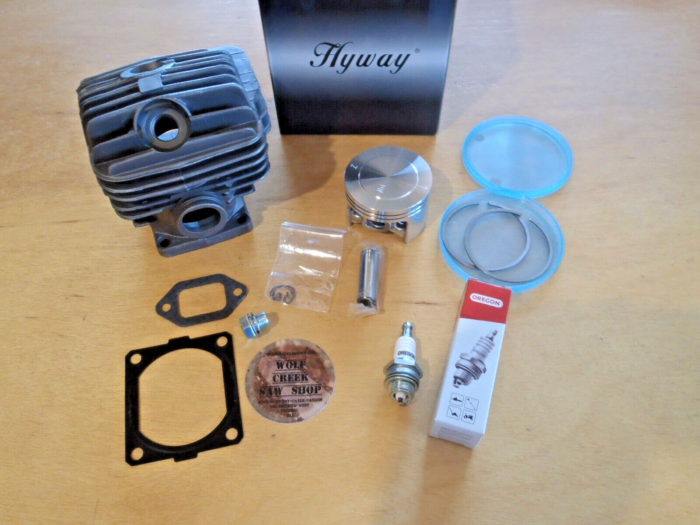 Hyway Big Bore 54mm cylinder and pop up piston Caber rings for Stihl 046 MS460